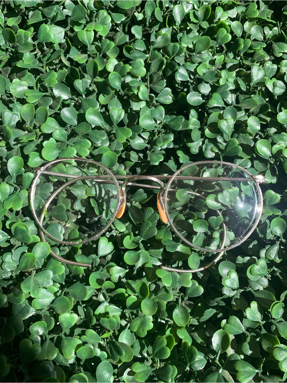 The coolest vintage round metal artist frames